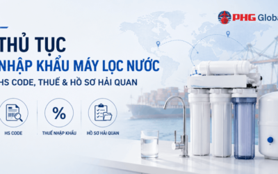 Thủ tục nhập khẩu máy lọc nước: HS code, thuế & hồ sơ hải quan