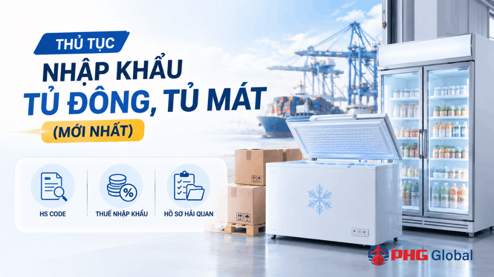 You are currently viewing Thủ tục nhập khẩu tủ đông, tủ mát (mới nhất)
