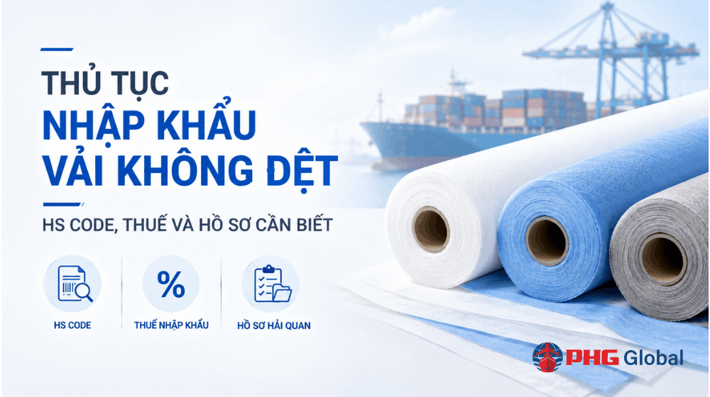 You are currently viewing Thủ tục nhập khẩu vải không dệt: HS code, thuế và hồ sơ cần biết